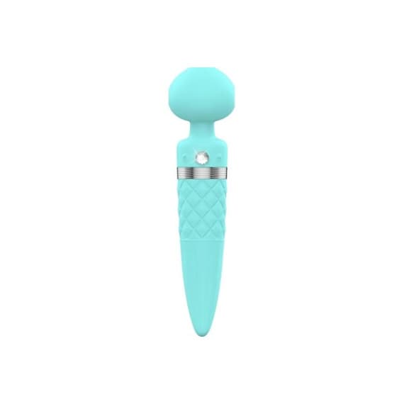 Pillow Talk Sultry Dual Ended Warming Massager Teal