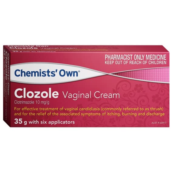 Buy Chemists Own Clozole Vaginal Cream 6 Day 35g S3 Online Pharmacy Direct AU