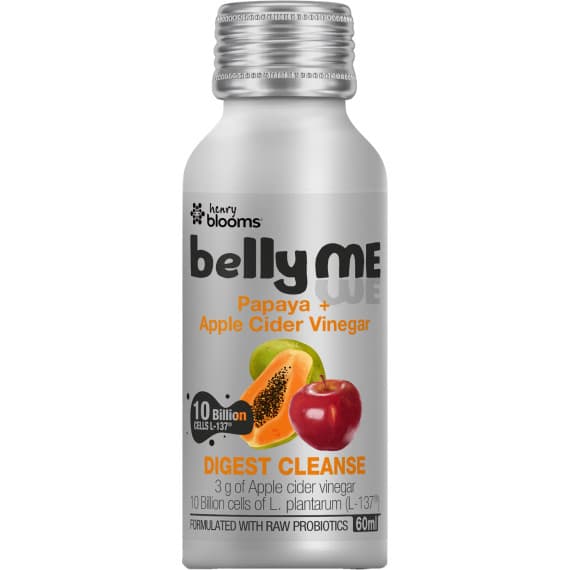 Henry Blooms Belly Me Digest Cleanse Papaya and ACV 60ml