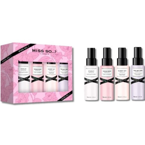 Miss So Minis Galore Body Spray 4 Piece Gift Set