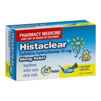Histaclear Allergy Relief 30 Liquid Gel Capsules