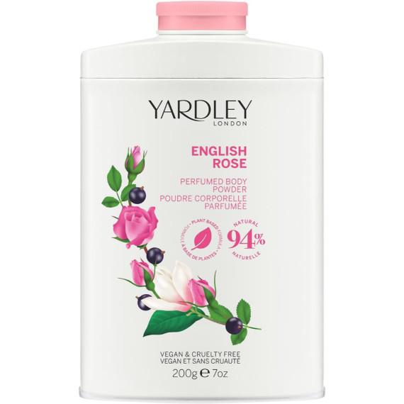 Yardley English Rose Perfumed Talc Body Powder 200g