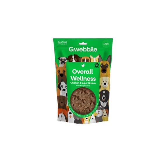 Gwebble Dog Treats for Overall Wellness 140g