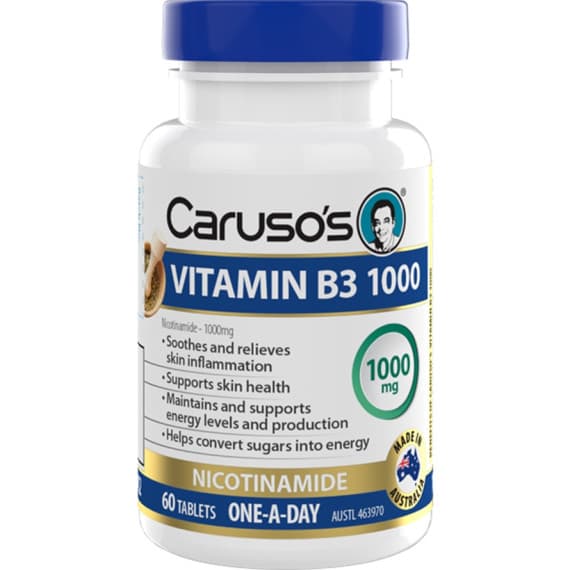 Carusos Vitamin B3 1000 Tablets 60