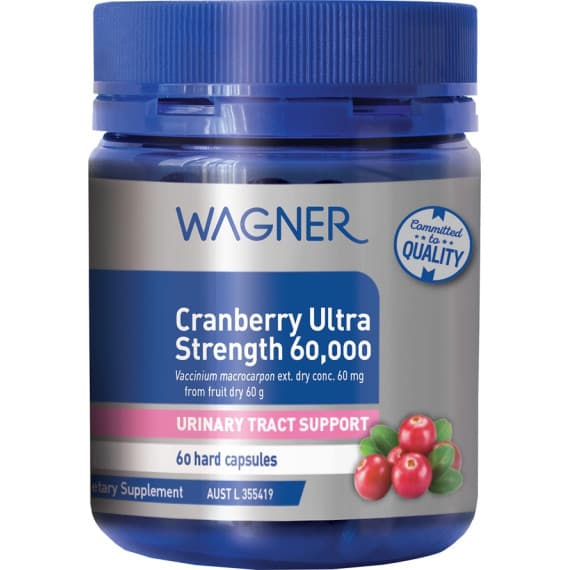 Wagner Cranberry Ultra Strength 60000mg 60 Capsules