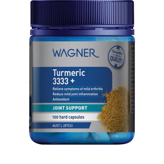 Wagner Turmeric 3333 Plus 100 Capsules