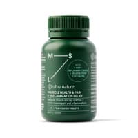 Ultra Nature Muscle Health And Pain Plus Inflammation Relief 60 Film Coated Tablets