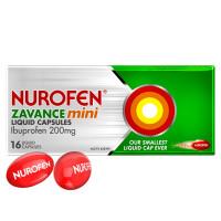 Nurofen Zavance Mini 16 Liquid Capsules