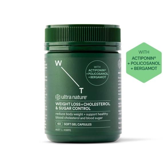 Ultra Nature Weight Loss Plus Cholesterol And Sugar Control 60 Capsules