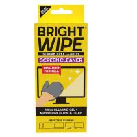 Brightwipe Screen Cleaner Gel And Cloth 120ml
