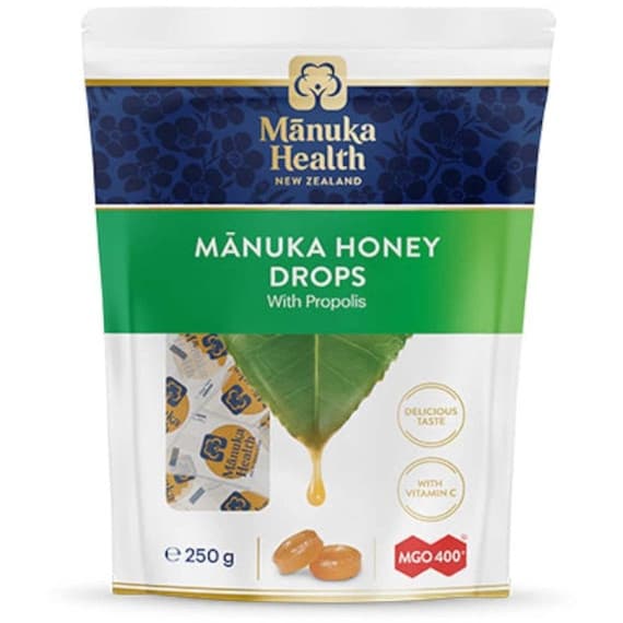 Manuka Health MGO 400 Plus Manuka Honey Drops Propolis 250g