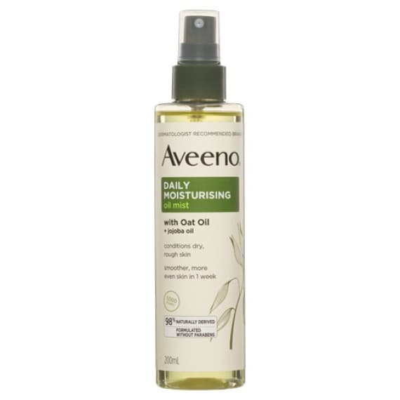 Aveeno Body Oil Mist Spray with Shea Butter at Pharmacy Direct
