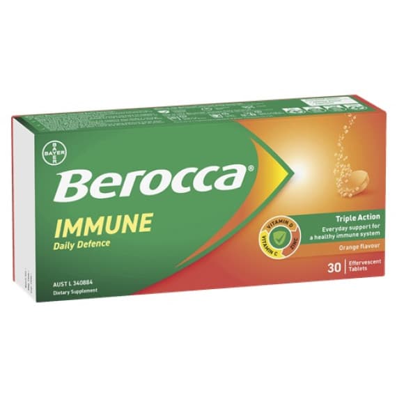Berocca Immune Daily Defence Orange Tablets for daily energy – Pharmacy Direct