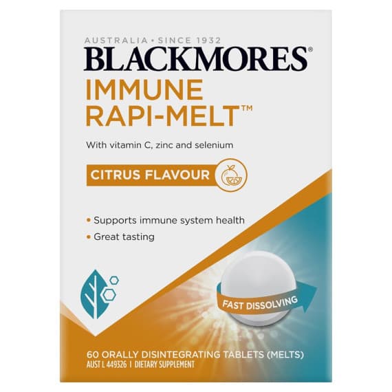 Buy Blackmores Immune Rapi Melt 60 Melts Online Pharmacy Direct AU
