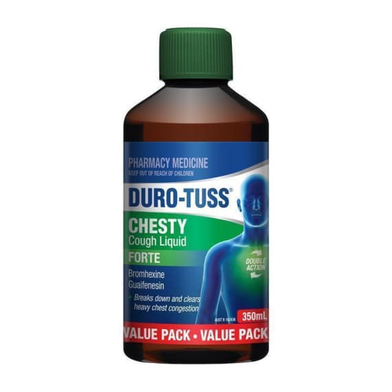 Buy Duro Tuss Chesty Cough Liquid Forte 350ml Online Pharmacy Direct AU