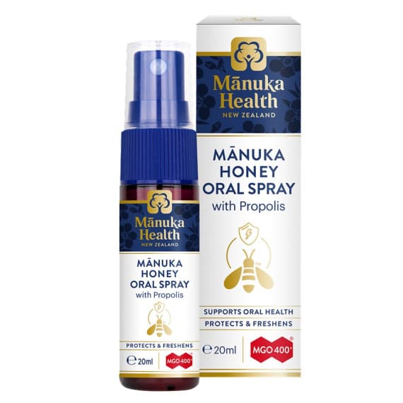 Buy Manuka Health Honey Oral Spray with Propolis 20ml Online Pharmacy Direct AU