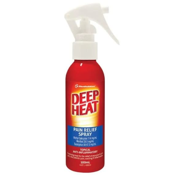 Buy Deep Heat Original Spray 100 mL Online Pharmacy Direct AU