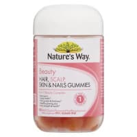 Natures way Beauty Hair Scalp Skin and Nails Gummies 45s