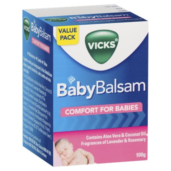 Vicks Baby Balsam 100g gentle decongestant rub – Pharmacy Direct