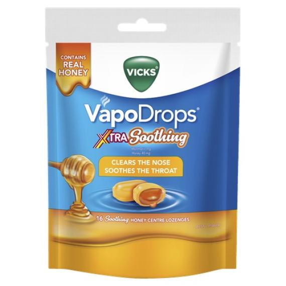 Vicks Vapodrops Xtra Soothing 16 Lozenges – Pharmacy Direct