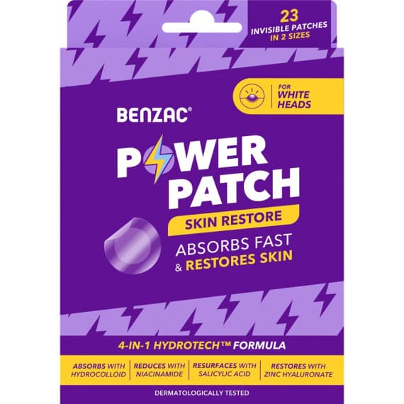 Buy Benzac Power Patches Skin Restore 23 Patches Online Pharmacy Direct AU