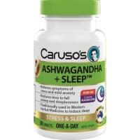 Carusos Ashwagandha plus Sleep 30 Tablets