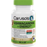Carusos Ashwagandha plus Energy 42 Tablets