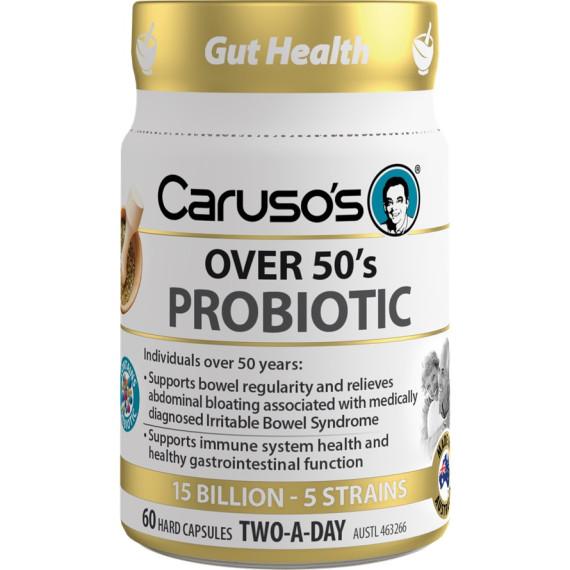 Buy Carusos Over 50s Probiotic 60 Capsules Online Pharmacy Direct AU