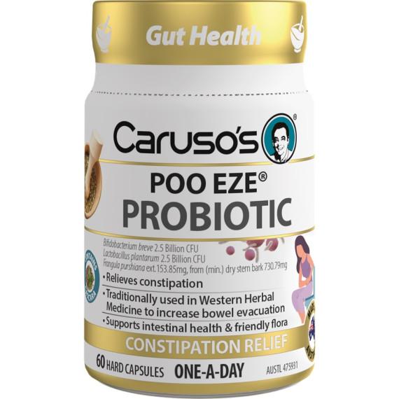 Buy Carusos POO EZE Probiotic 60 Capsules Online Pharmacy Direct AU