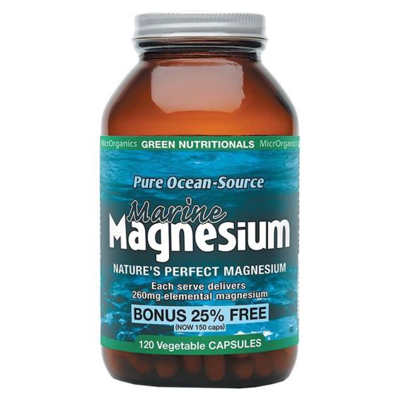 Buy Green Nutritionals Pure Ocean Source Marine Magnesium VegeCaps 260mg Capsules 120 Online Pharmacy Direct AU