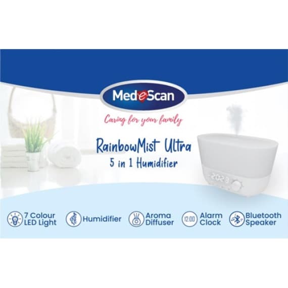 Buy Medescan Rainbow Mist Ultra 5 in 1 Humidifier Online Pharmacy Direct AU