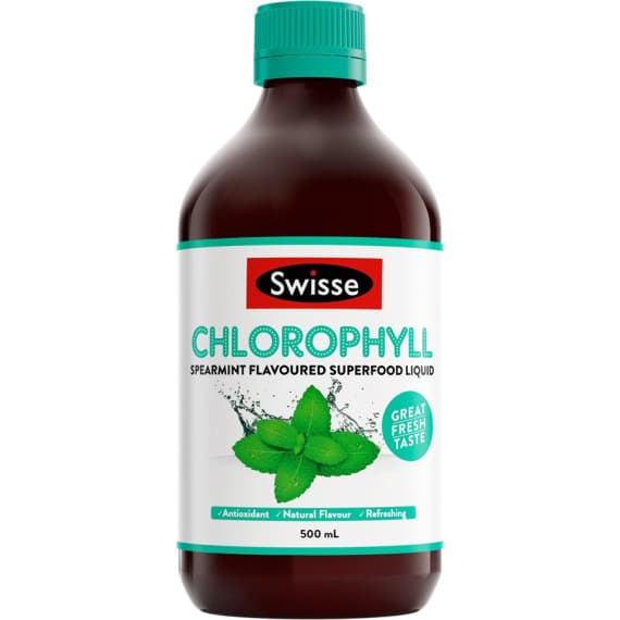 Swisse Chlorophyll Spearmint 500mL available at Pharmacy Direct online