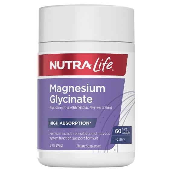 Nutra-Life Magnesium Glycinate 60 Capsules at Pharmacy Direct online store