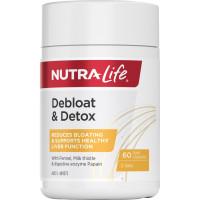 Nutra Life Debloat and Detox 60 Capsules