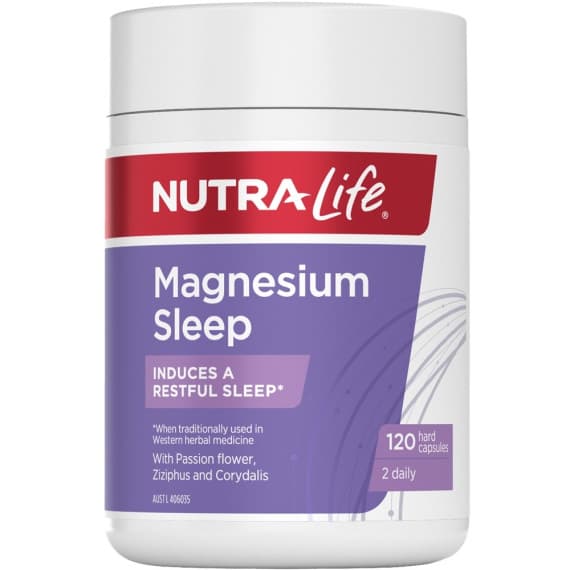 Nutra-Life Magnesium Sleep 120 Capsules for Relaxation - Pharmacy Direct