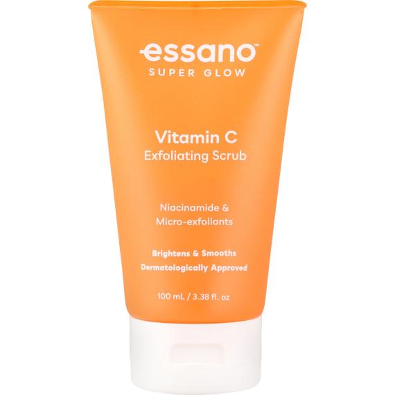 Essano Super Glow Vitamin C Exfoliator 100ml for glowing skin - Pharmacy Direct
