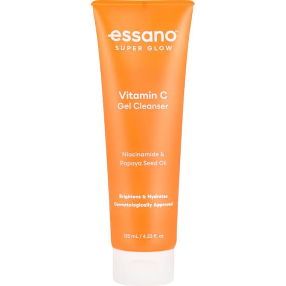Essano Super Glow Vitamin C Gel Cleanser 125ml for glowing skin - Pharmacy Direct