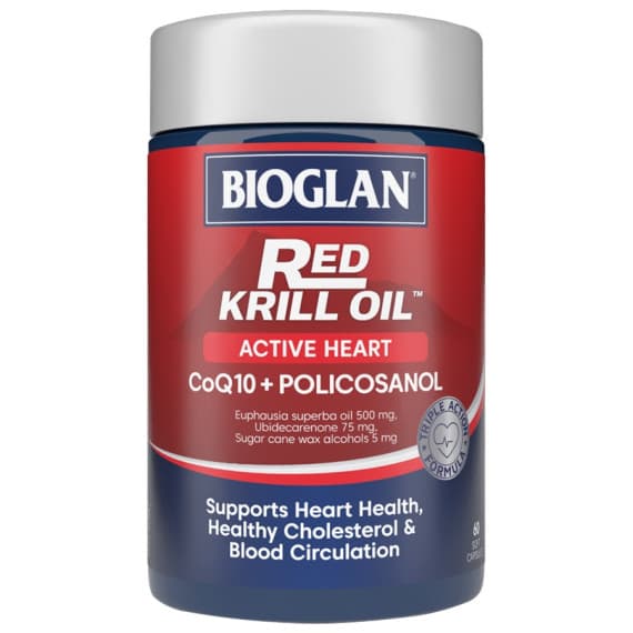 Bioglan Red Krill Oil Active Heart capsules at Pharmacy Direct