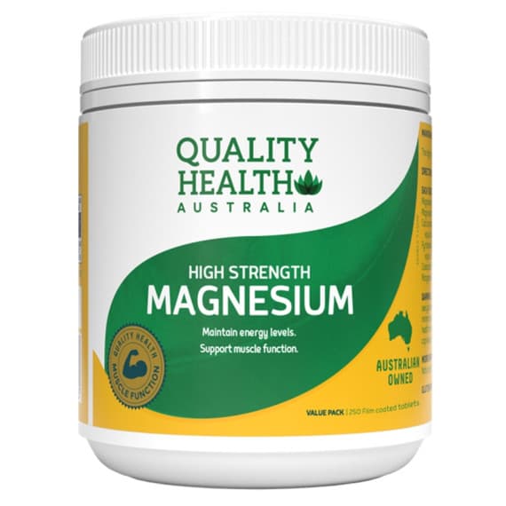 Quality Health High Strength Magnesium from Pharmacy Direct online