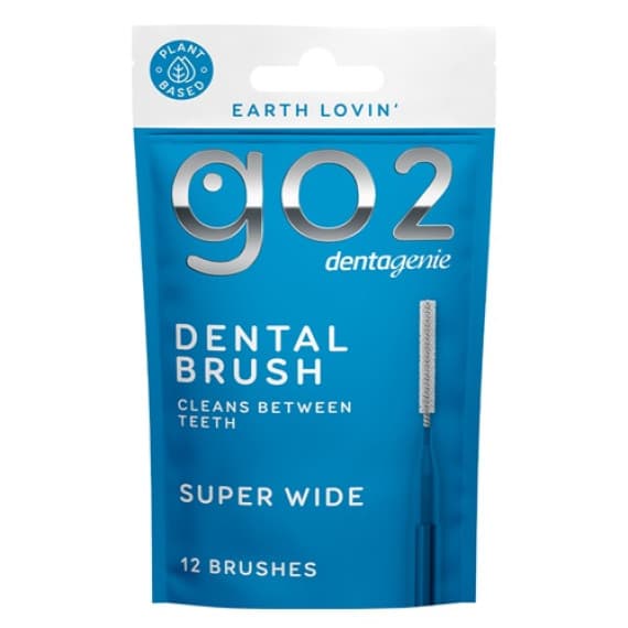 Go2 Dentagenie Dental Brush Super Wide 12 Pack for effective oral care - Pharmacy Direct