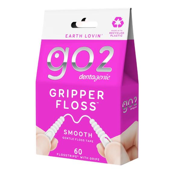 GO2 Dentagenie Gripper Smooth Floss 60 Pack for superior oral care at Pharmacy Direct