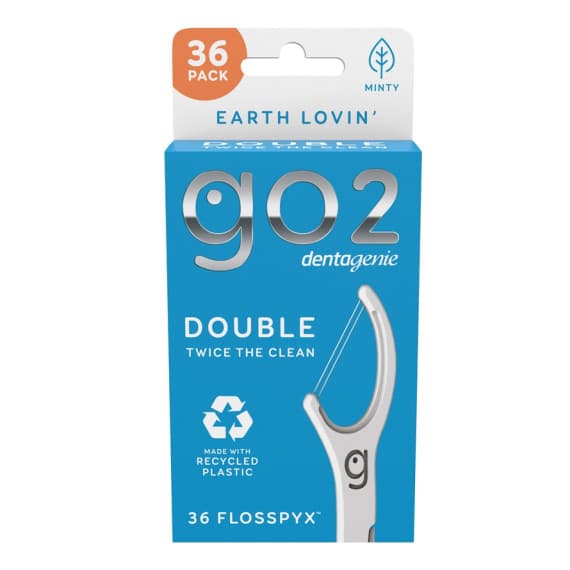 GO2 Dentagenie Double Flosspyx 36 Pack for deep dental cleaning at Pharmacy Direct