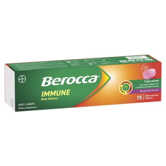 Berocca Immune Blackcurrant Tablets – Boost Energy & Immunity Daily | Pharmacy Direct