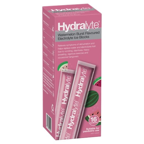 Hydralyte Watermelon Electrolyte 16 Tablets – Hydration & Recovery from Pharmacy Direct