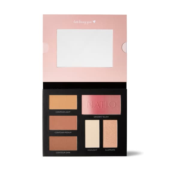Natio Glow and Go Contour Book for natural makeup finish at Pharmacy Direct