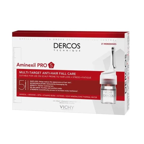Dercos Energising Aminexil Ampoules – Buy Online at Pharmacy Direct