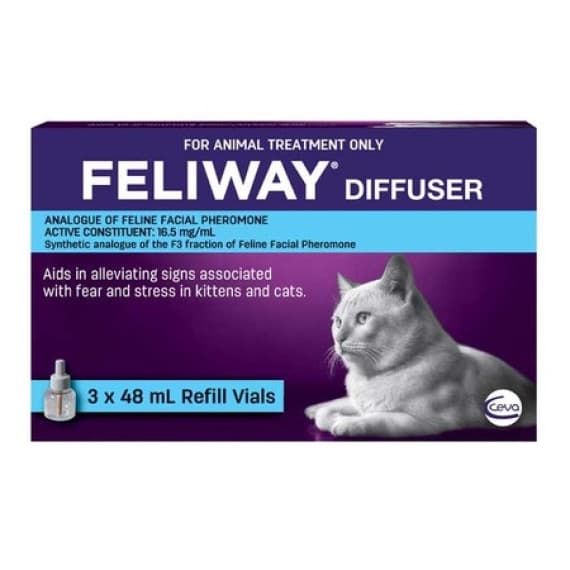 Feliway Cat Refill 3 Pack for stress relief and calming effects - Pharmacy Direct