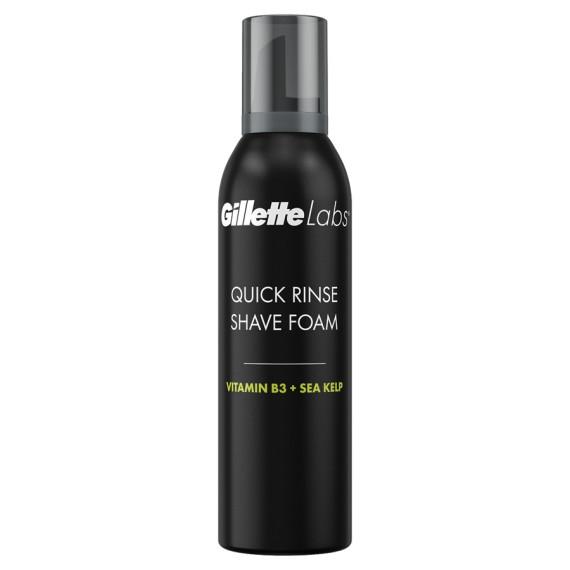 Gillette Labs Quick Rinse Shaving Foam for men, fast smooth shave - Pharmacy Direct