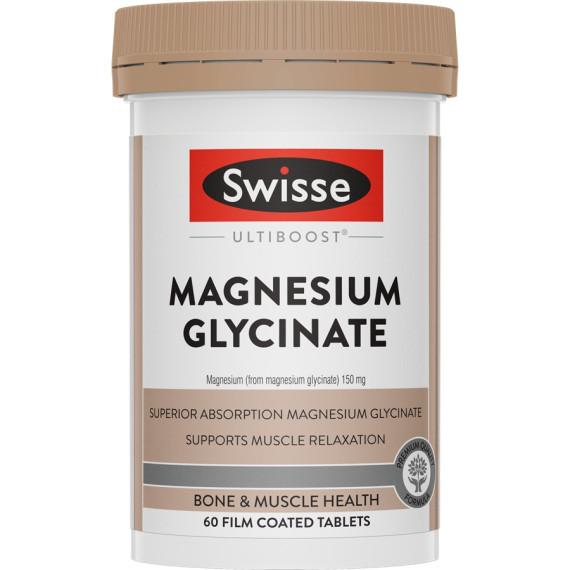 Swisse Ultiboost Magnesium Glycinate 60 Tablets from Pharmacy Direct