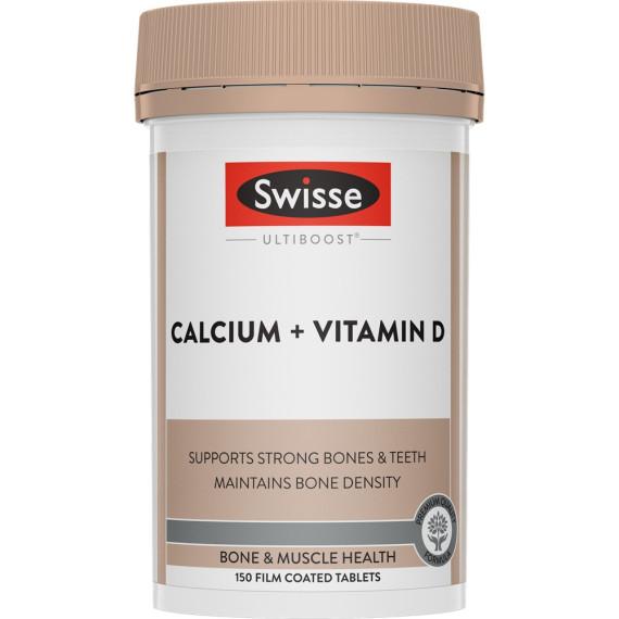 Swisse Calcium Plus Vitamin D 150 Tablets - Buy Online at Pharmacy Direct